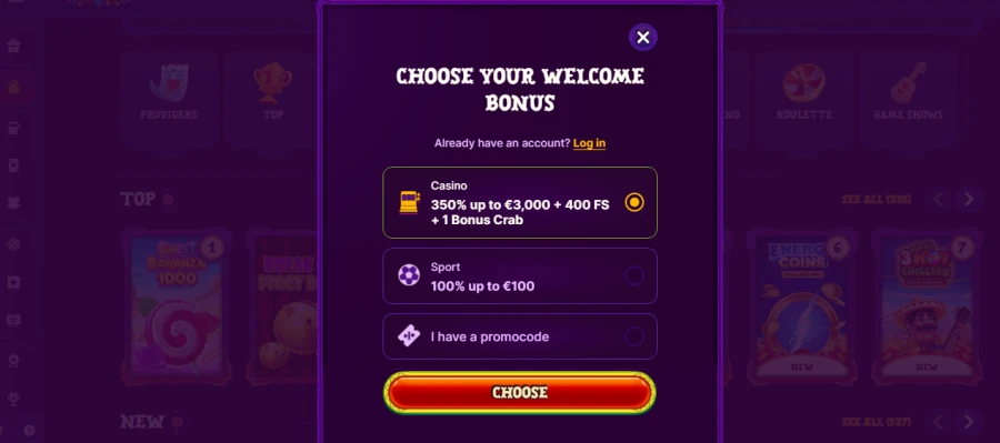 Duospin login